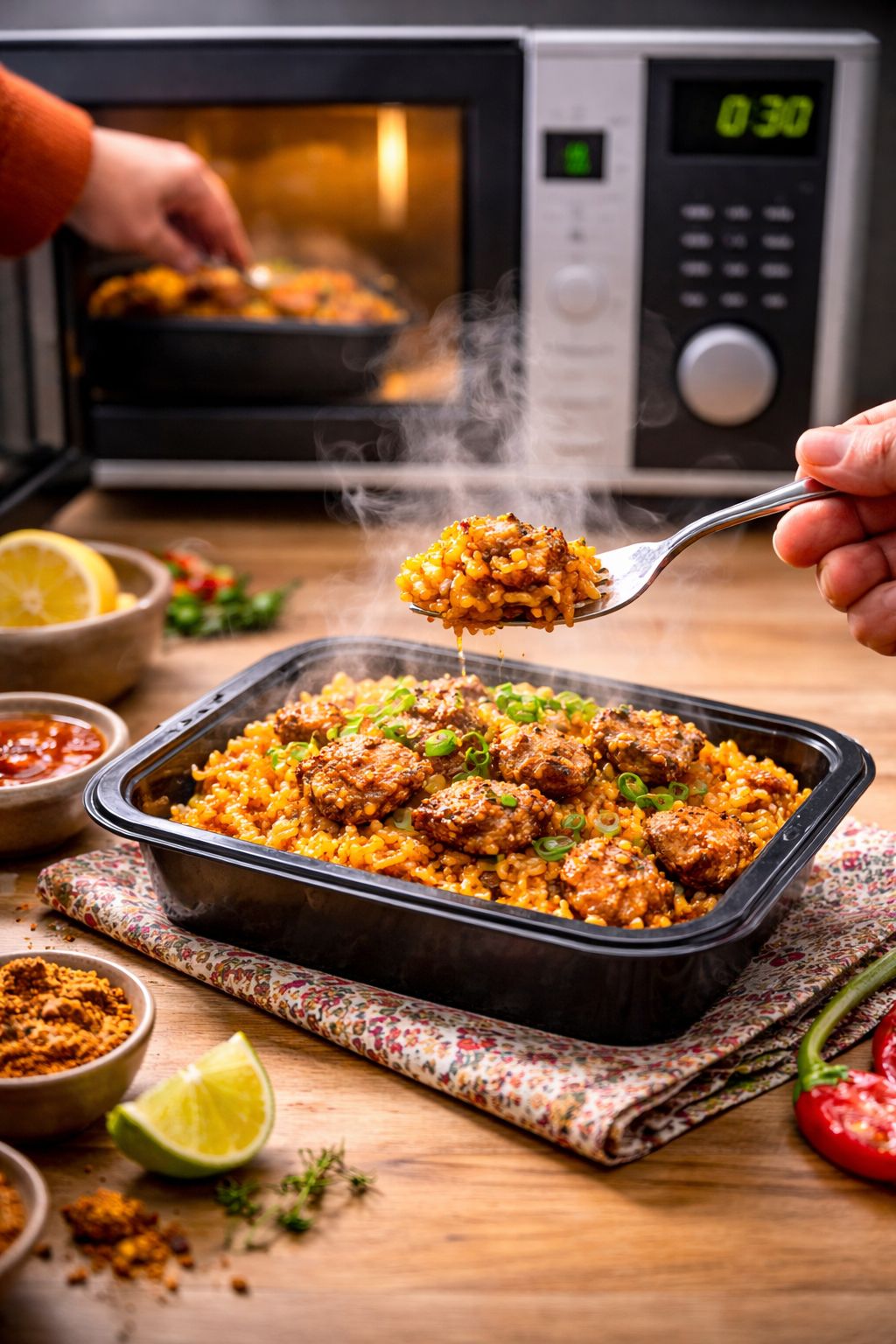 Ready frozen meal